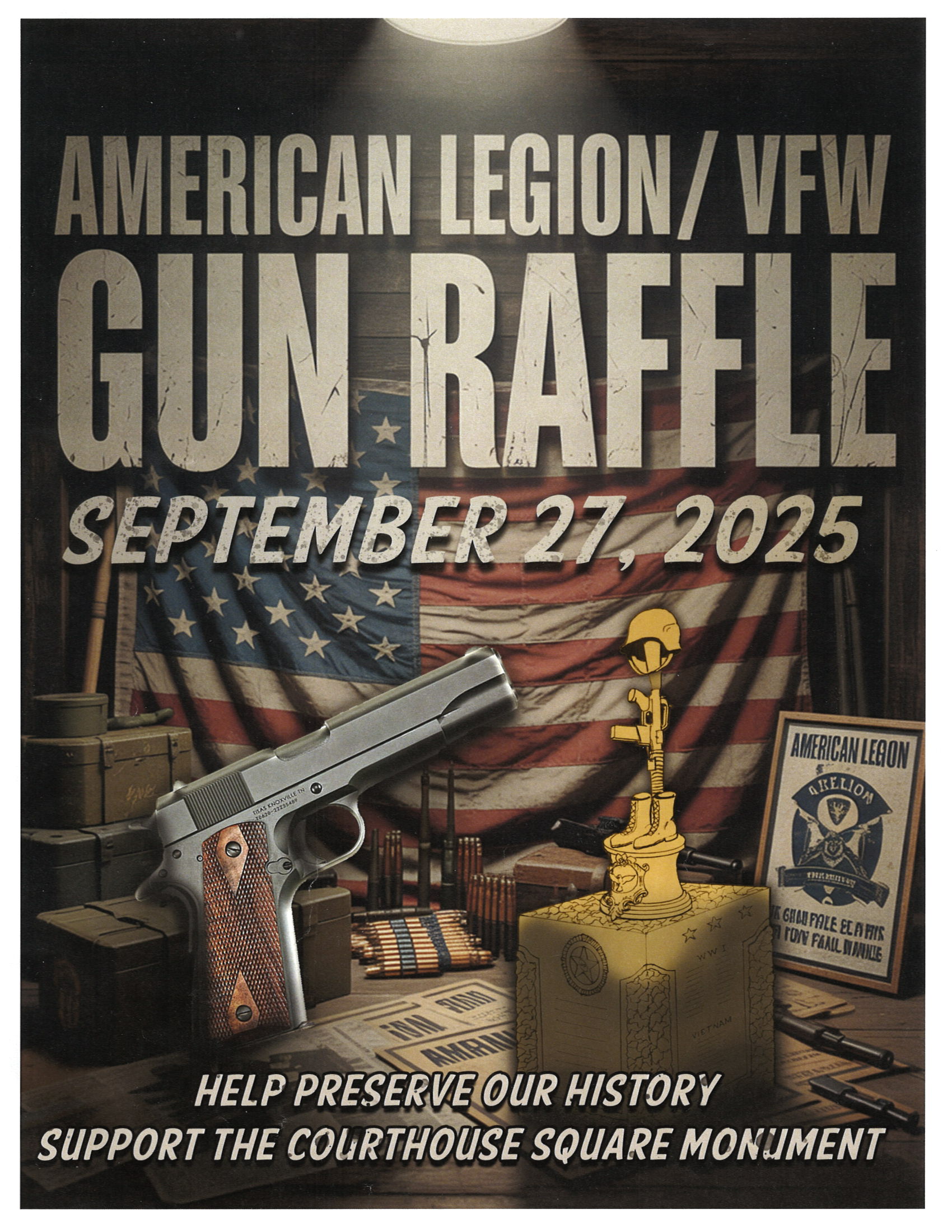 1911 Raffle Fundraiser Flyer